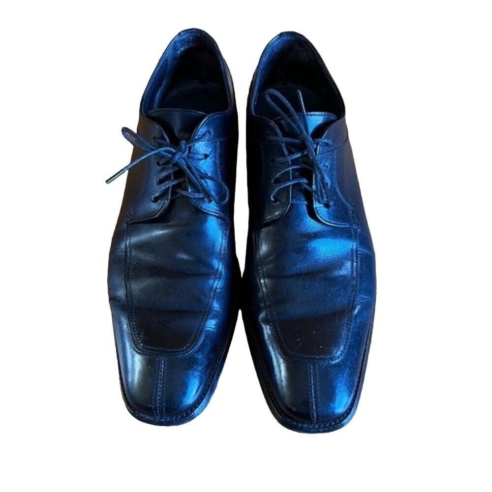 To Boot New York Men's‎ 10.5 Black Leather Oxford Dress Shoes Italy